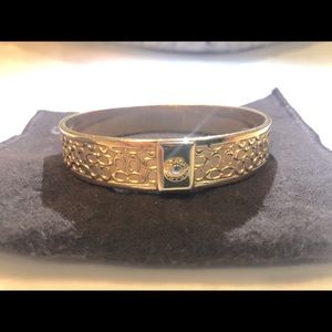 Coach Gold Tone Bangle